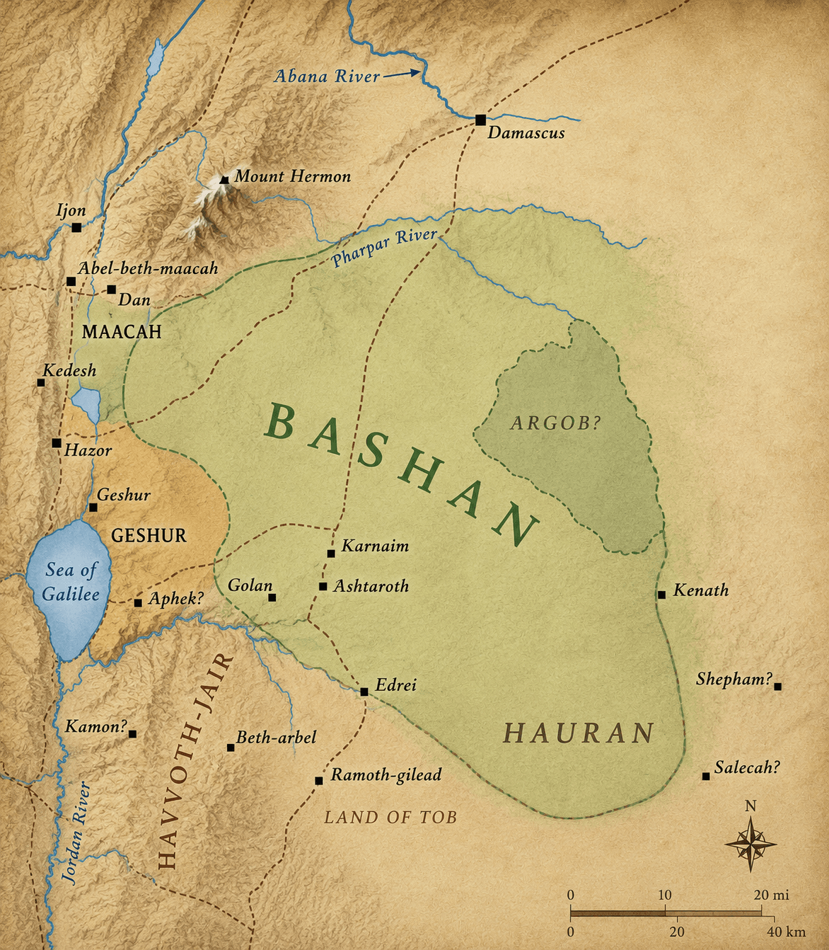 باشان: الاسم الذي عبر آلاف السنين وما زال يثير التساؤلات
