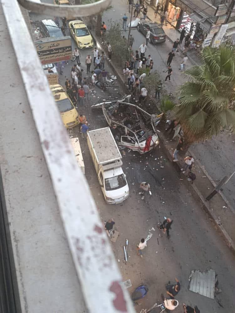 أنباءً عن وقوع انفجار في منطقة جرمانا، بالقرب من الروضة والبلدية